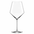 Calice da vino 650 ml in vetro trasparente 25 cm - stelo lungo