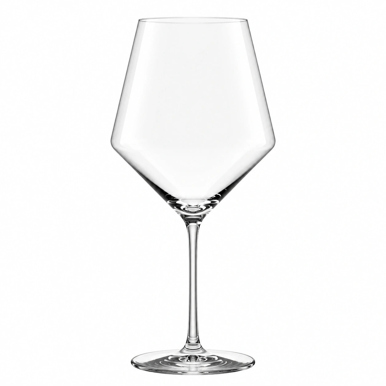 Calice da vino 650 ml in vetro trasparente 25 cm - stelo lungo