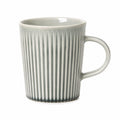 Tazza in ceramica 350 ml grigio a rilievo per bevande calde
